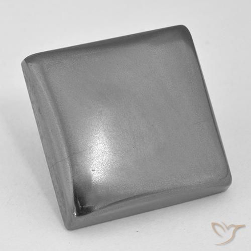 23.43ct Natural Gris medio Hematites, Cuadrado, Opaco