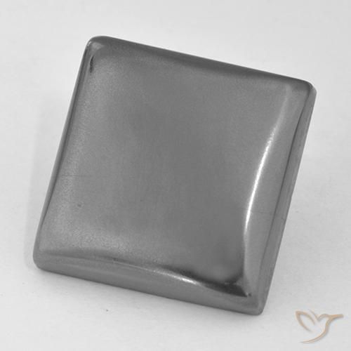Hematites Gris medio natural de 23.43 ct, Cuadrado, Opaco