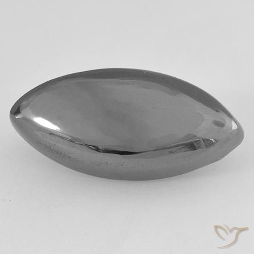 Hematites Gris medio natural de 16.07 ct, Marquesa, Opaco