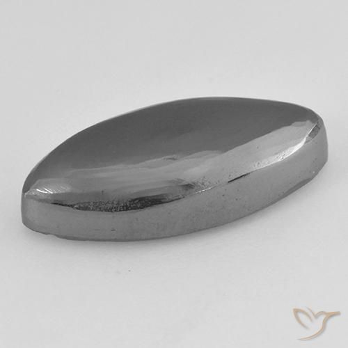 Hematites Gris medio natural de 16.07 ct, Marquesa, Opaco