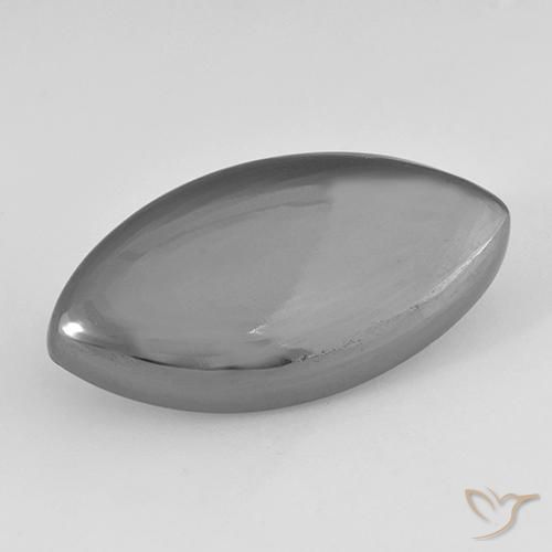 24.34ct Natural Gris medio Hematites, Marquesa, Opaco