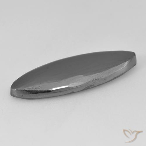 Hematites Gris medio natural de 12.87 ct, Marquesa, Opaco