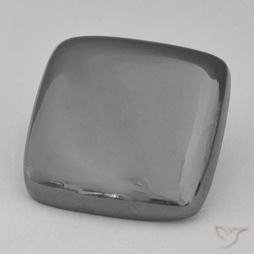 27.67ct Natural Gris plateado Hematites, Forma Cojín, Opaco