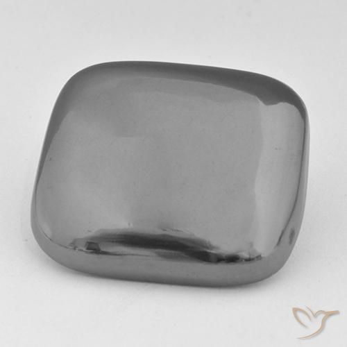 52.63ct Natural Gris plateado Hematites, Forma Cojín, Opaco