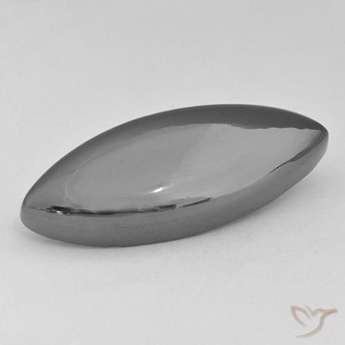 30.10ct Natural Gris medio Hematites, Marquesa, Opaco