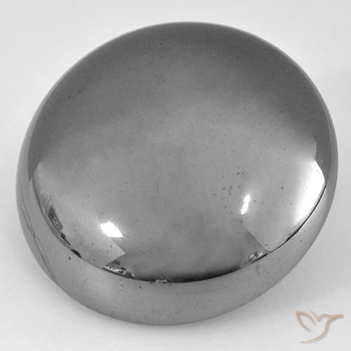 40.70ct Natural Gris medio Hematites, Redondo, Opaco