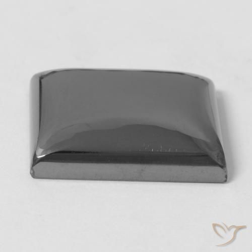 Hematites Gris plateado natural de 30.31 ct, Corte Baguette, Opaco