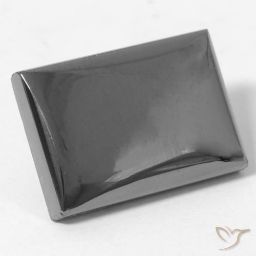 Hematites Verde medio natural de 29.30 ct, Corte Baguette, Opaco