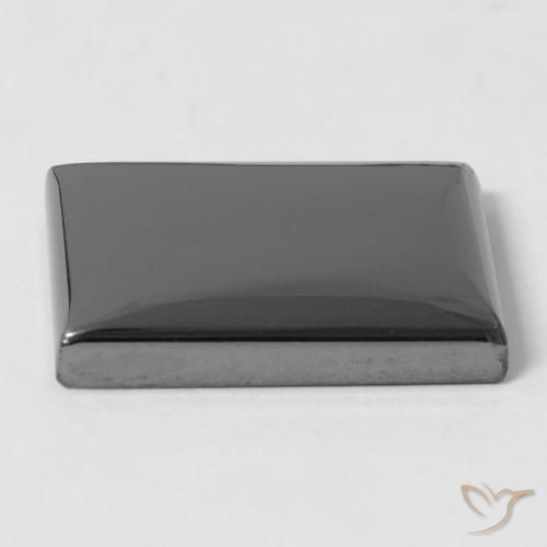 Hematites Verde medio natural de 29.30 ct, Corte Baguette, Opaco