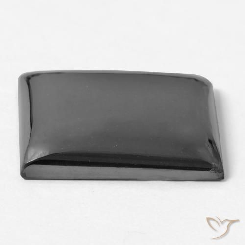 Hematites Verde medio natural de 21.73 ct, Corte Baguette, Opaco