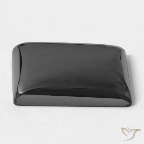 Hematites Verde medio natural de 21.12 ct, Corte Baguette, Opaco