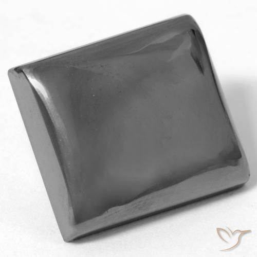 Hematites Verde medio natural de 28.31 ct, Corte Baguette, Opaco