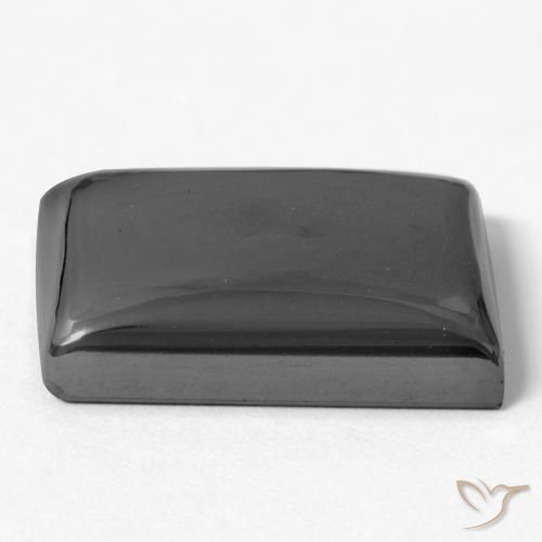 Hematites Verde medio natural de 24.41 ct, Corte Baguette, Opaco