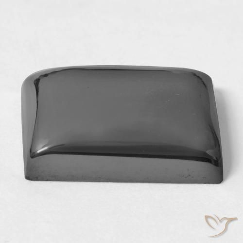 Hematites Verde medio natural de 26.64 ct, Corte Baguette, Opaco