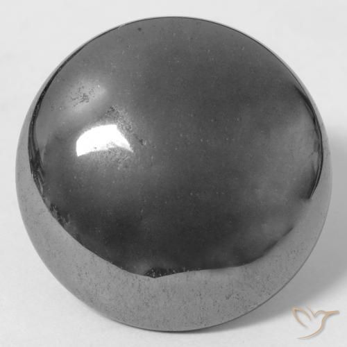 32.21ct Natural Gris medio Hematites, Redondo, Opaco