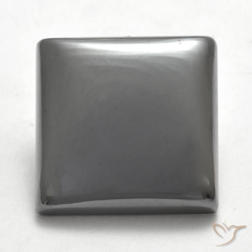17.58ct Natural Gris medio Hematites, Cuadrado, Opaco