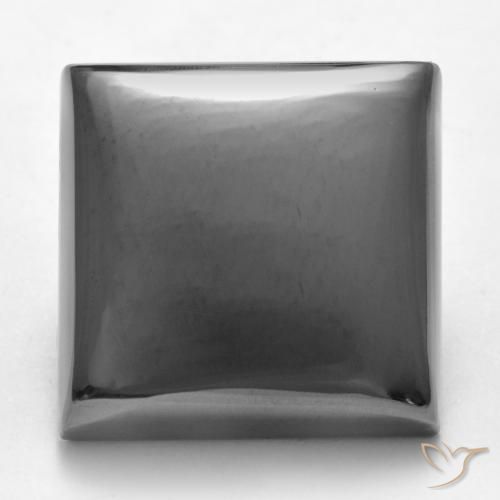 27.75ct Natural Gris medio Hematites, Cuadrado, Opaco