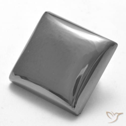 23.78ct Natural Gris medio Hematites, Cuadrado, Opaco