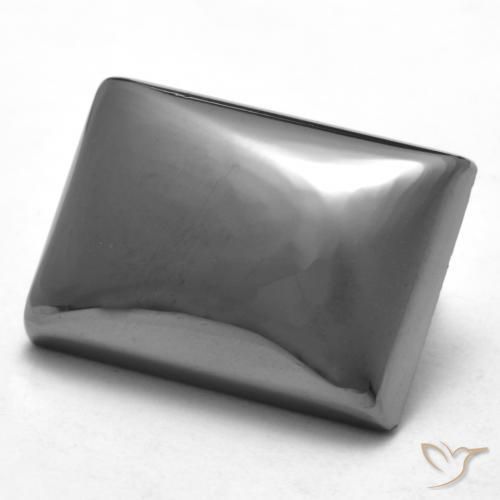 Hematites Gris medio natural de 23.34 ct, Corte Baguette, Opaco