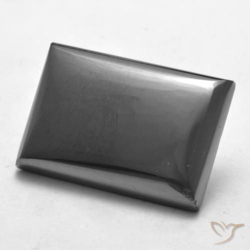 Hematites Gris medio natural de 20.53 ct, Corte Baguette, Opaco