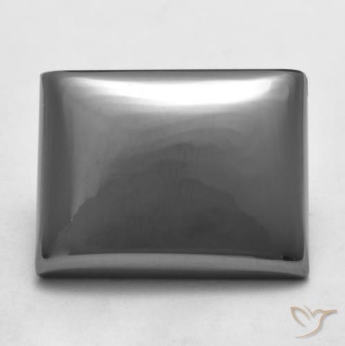 24.45ct Natural Gris medio Hematites, Corte Baguette, Opaco