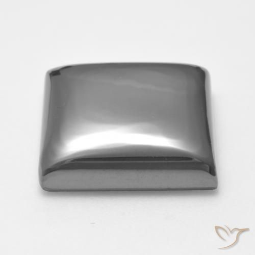 Hematites Gris medio natural de 22.03 ct, Cuadrado, Opaco