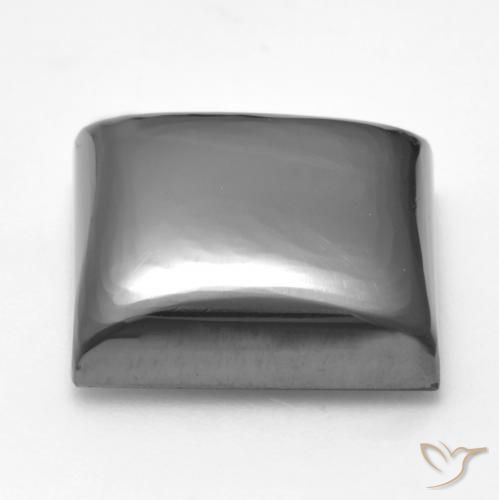 Hematites Gris medio natural de 26.41 ct, Cuadrado, Opaco