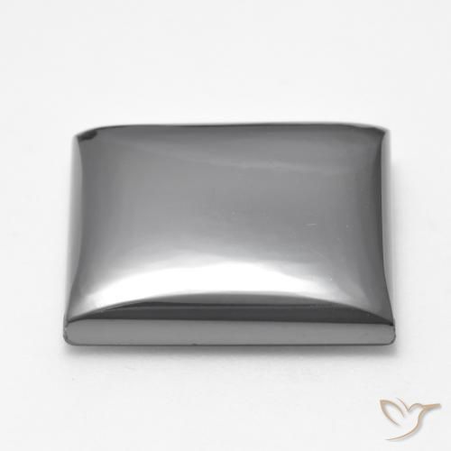 Hematites Gris plateado natural de 26.57 ct, Cuadrado, Opaco