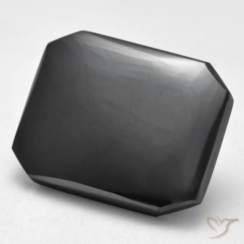 Hematites Verde medio natural de 17.40 ct, Corte Octágono / Esmeralda, Opaco