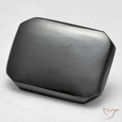 Hematites Verde medio natural de 16.40 ct, Corte Octágono / Esmeralda, Opaco