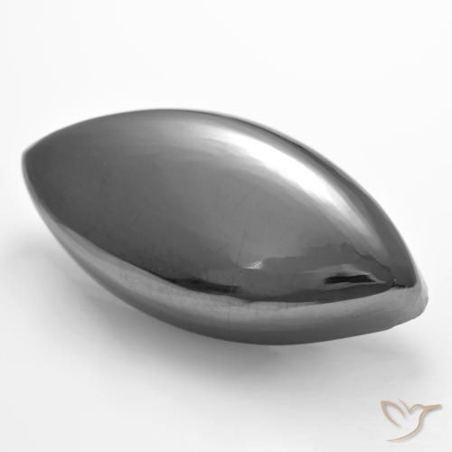 Hematites Gris medio natural de 26.89 ct, Marquesa, Opaco