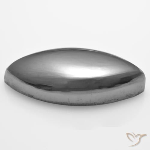 Hematites Gris medio natural de 26.89 ct, Marquesa, Opaco