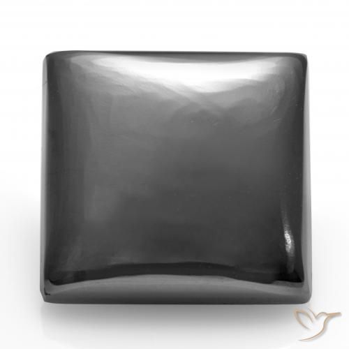 22.46ct Natural Gris medio Hematites, Cuadrado, Opaco