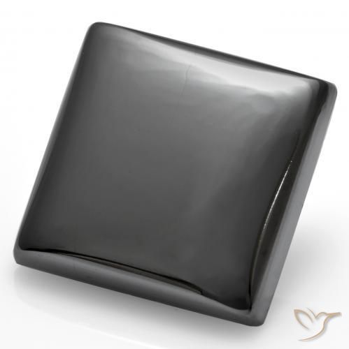 Hematites Verde medio natural de 27.09 ct, Cuadrado, Opaco