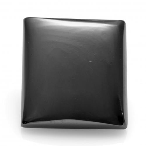Hematita gris natural de 13,24 ct, cuadrado, opaco