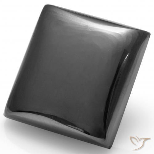 Hematites Verde medio natural de 23.80 ct, Cuadrado, Opaco