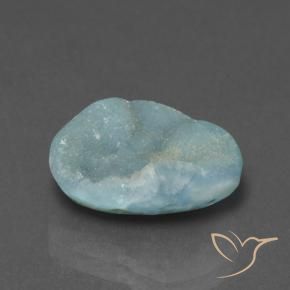 Hemimorfita Druzy Azul verdoso natural de 6.97 ct, Elegante, Opaco