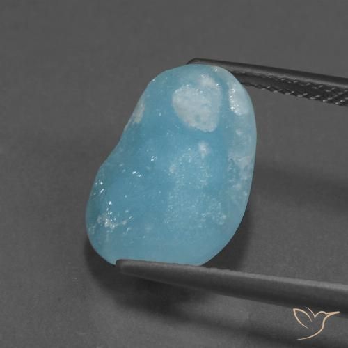 7.82ct Natural Azul agua Hemimorfita Druzy, Elegante, Opaco