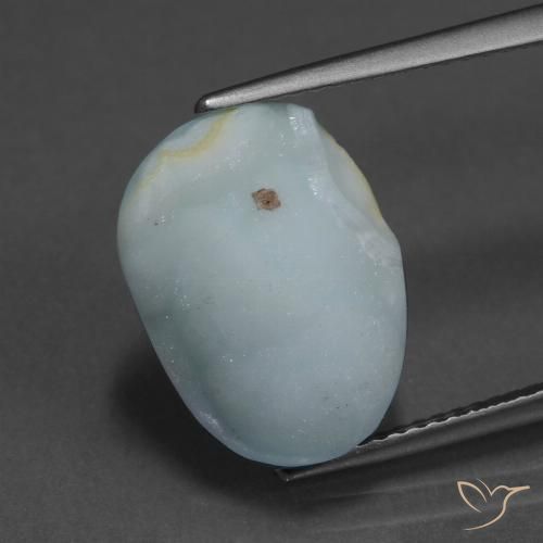8.97ct Natural Azul verdoso claro Hemimorfita Druzy, Elegante, Opaco