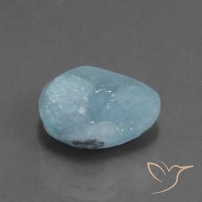 Hemimorfita Druzy Verde azulado claro natural de 7.55 ct, Elegante, Opaco