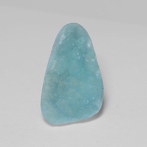 Hemimorfita Druzy Cerceta natural de 4.48 ct, Forma elegante, Opaco