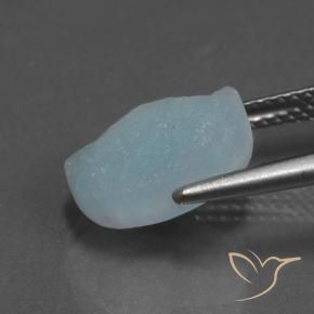 Hemimorfita Druzy Cerceta claro natural de 6.16 ct, Elegante, Opaco