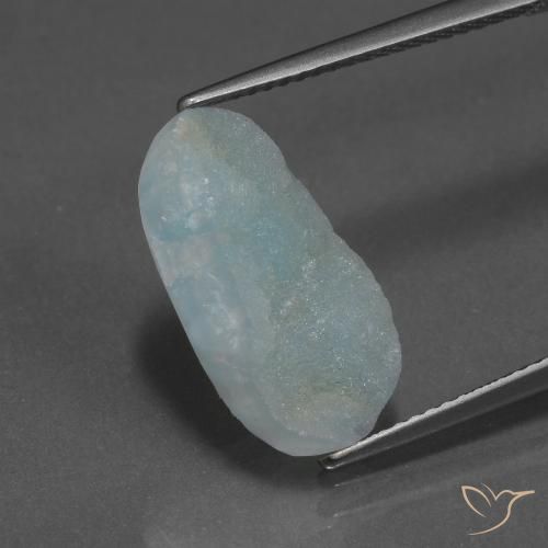 7.48ct Natural Azul claro Hemimorfita Druzy, Elegante, Opaco