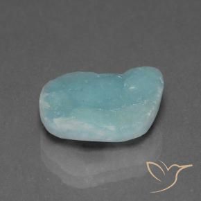Hemimorfita Druzy Verde espuma de mar natural de 6.79 ct, Elegante, Opaco