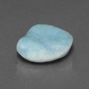 Hemimorfita Druzy Azul agua natural de 3.40 ct, Forma elegante, Opaco