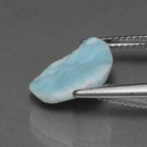 Hemimorfita Druzy Azul agua natural de 3.40 ct, Forma elegante, Opaco