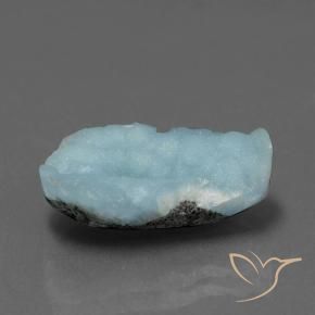 Hemimorfita Druzy Azul claro natural de 5.78 ct, Elegante, Opaco