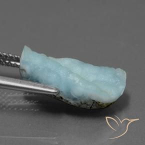 Hemimorfita Druzy Azul claro natural de 5.78 ct, Elegante, Opaco