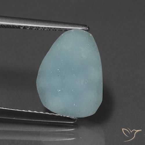 Hemimorfita Druzy Azul claro natural de 4.20 ct, Forma elegante, Opaco