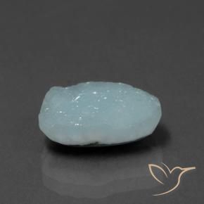 Hemimorfita Druzy Azul claro natural de 4.20 ct, Forma elegante, Opaco